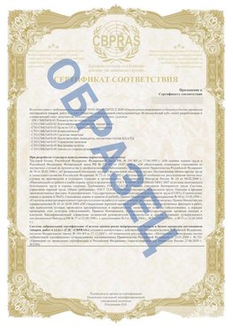 Образец Приложение к СТО 01.064.00220722.2-2020 Нехаевский Сертификат СТО 01.064.00220722.2-2020 